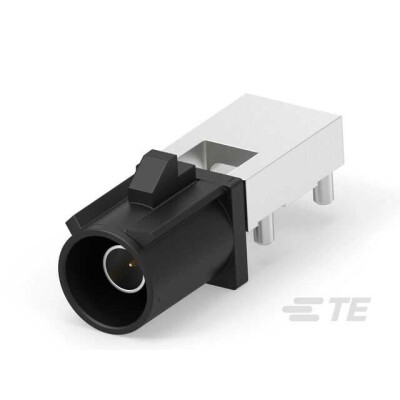 SMB, Fakra Connector Plug, Male Pin 50 Ohms Through Hole, Right Angle Solder - 1