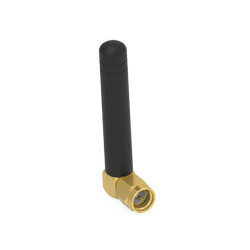 RF ANTENNA 3G, 4G, 5G, LTE Whip, Right Angle SMA Male Connector Mount - TE Connectivity Linx