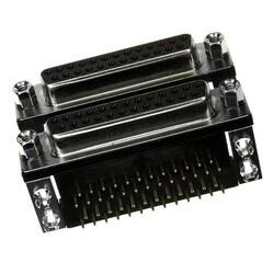 25, 25 Position D-Sub - Stacked Receptacle, Female Sockets Connector - NorComp Inc.