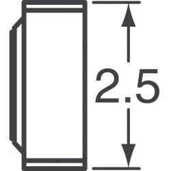 25 MHz XO (Standard) CMOS Oscillator 3.3V Enable/Disable 4-SMD, No Lead - 2