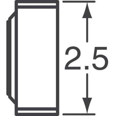 25 MHz XO (Standard) CMOS Oscillator 3.3V Enable/Disable 4-SMD, No Lead - 2