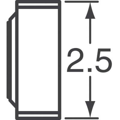 25 MHz XO (Standard) CMOS Oscillator 3.3V Enable/Disable 4-SMD, No Lead - 2