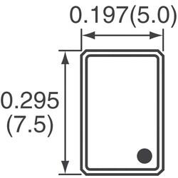 25 MHz XO (Standard) HCMOS Oscillator 5V Enable/Disable 4-SMD, No Lead - 3