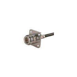 N Type Connector Jack, Female Socket 50 Ohms Panel Mount Crimp - Huber+Suhner, Inc.