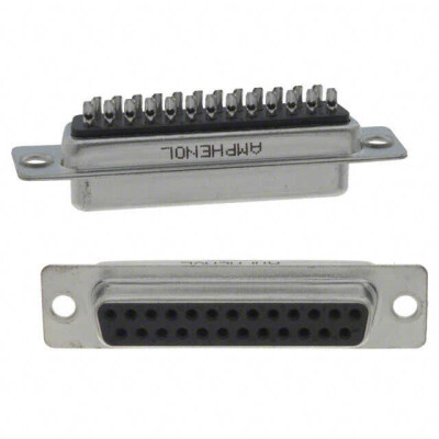 25 Position D-Sub Receptacle, Female Sockets Connector - 1