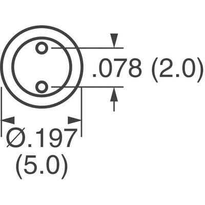 22µF 25V Alüminyum Elektrolitik Kapasitör / Kondansatör Radyal, Can 2000 Saat @ 85°C - 3