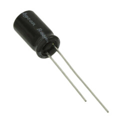 220 µF 25 V Aluminum Electrolytic Capacitors Radial, Can 3000 Hrs @ 105°C - Rubycon