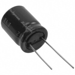 3300 µF 25 V Aluminum Electrolytic Capacitors Radial, Can 10000 Hrs @ 105°C - Rubycon
