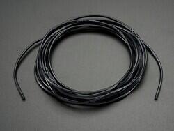26 AWG Hook-Up Wire Black 600V 6.56' (2.00m) - 1