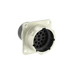 26 Position Circular Connector Receptacle Housing Panel Mount - 1