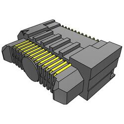26 Position Connector Header, Center Strip Contacts Surface Mount Gold - Samtec Inc. (1)