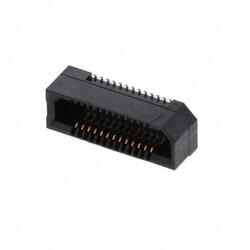 26 Position Connector Socket, Outer Shroud Contacts Surface Mount Gold - Samtec Inc.