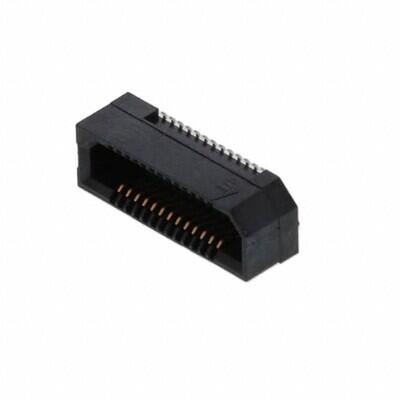 26 Position Connector Socket, Outer Shroud Contacts Surface Mount Gold - 1