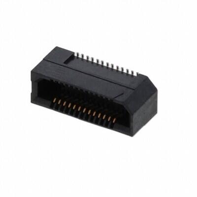 26 Position Connector Socket, Outer Shroud Contacts Surface Mount Gold - 1