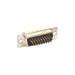 26 Position D-Sub, High Density Plug, Male Pins Connector - NorComp Inc. (1)