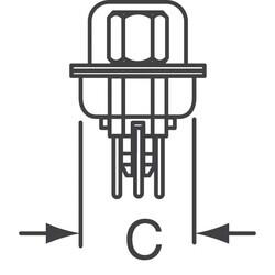 26 Position D-Sub, High Density Receptacle, Female Sockets Connector - NorComp Inc. (1)