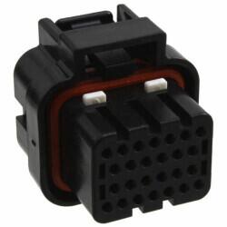 26 Rectangular Connectors - Housings Plug - TE Connectivity AMP Connectors
