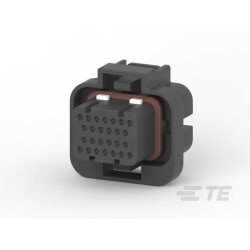 26 Rectangular Connectors - Housings Plug - TE Connectivity AMP Connectors