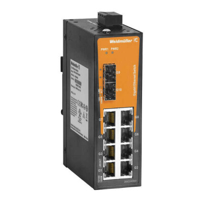 Network Switch - Unmanaged 10 Ports IP30 - 1