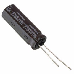 2700 µF 16 V Aluminum Electrolytic Capacitors Radial, Can 5000 Hrs @ 105°C - Nichicon
