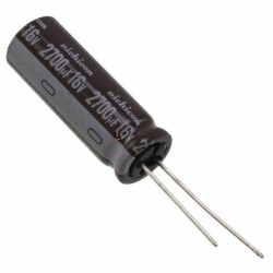 2700 µF 16 V Aluminum Electrolytic Capacitors Radial, Can 5000 Hrs @ 105°C - 1