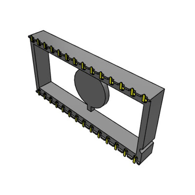 28 (2 x 14) Pos DIP, 0.6