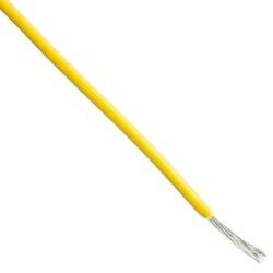 28 AWG Hook-Up Wire 7/36 Yellow 250V 100.0' (30.5m) - 1