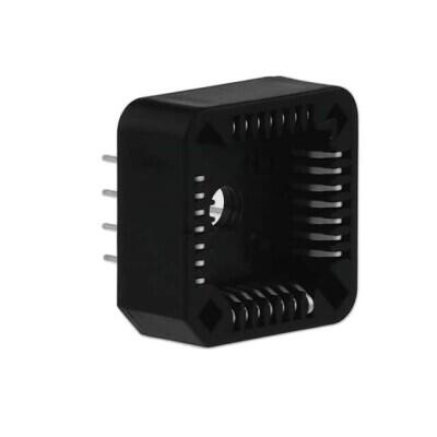 28 (4 x 7) Pos PLCC Socket Tin Through Hole - 1