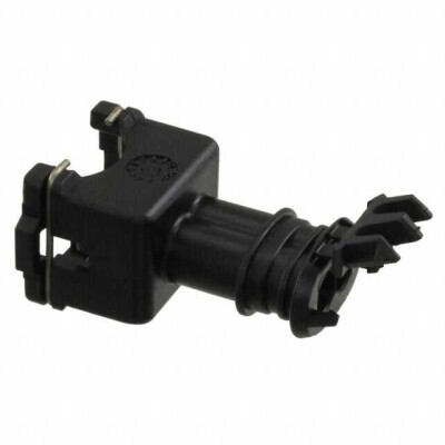 2 Rectangular Connectors - Housings Receptacle Black 0.197