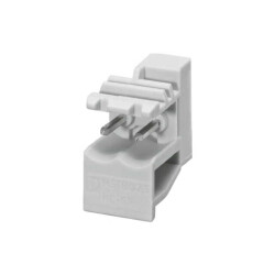 2 Position Terminal Block Header, Male Pins, Shrouded (2 Side) 0.197