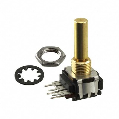 Rotary Encoder Mechanical 4 Quadrature (Incremental) Right Angle - 1