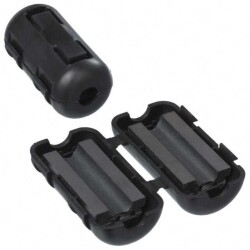 Hinged (Snap On) Free Hanging Ferrite Core 270Ohm @ 100MHz ID 0.268