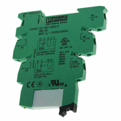 General Purpose Relay SPDT (1 Form C) 230VAC/DC Coil DIN Rail - 1