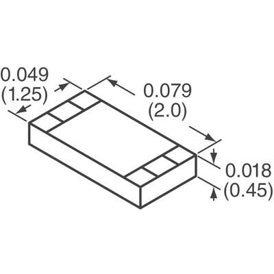 2A AC 32V DC Fuse Board Mount (Cartridge Style Excluded) Surface Mount 0805 (2012 Metric) - 2