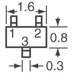 Bipolar (BJT) Transistor NPN 50 V 150 mA 180MHz 150 mW Surface Mount EMT3 - 3