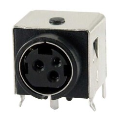 3 (1 + 2 Power) Position Circular Connector Jack, Female Sockets Solder - Kycon, Inc.