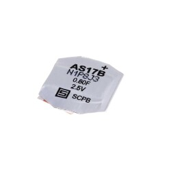 800 mF (EDLC) Supercapacitor 2.5 V 3-SMD 40mOhm - SCHURTER Inc.