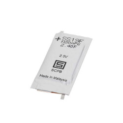 2.4 F (EDLC) Supercapacitor 2.5 V 3-SMD 15mOhm - SCHURTER Inc.