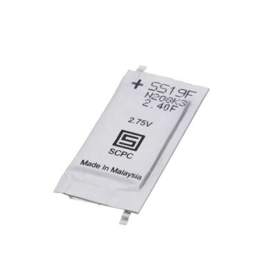 2.4 F (EDLC) Supercapacitor 2.75 V 3-SMD 25mOhm - 1