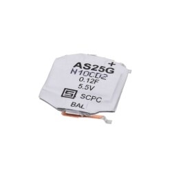 120 mF (EDLC) Supercapacitor 5.5 V 3-SMD 120mOhm - SCHURTER Inc.