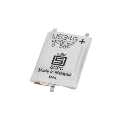 500 mF (EDLC) Supercapacitor 5.5 V 3-SMD 75mOhm - SCHURTER Inc.