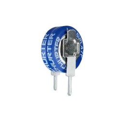 1.5 F (EDLC) Supercapacitor 5.5 V Axial, Can - Vertical 10Ohm @ 1kHz - SCHURTER Inc.