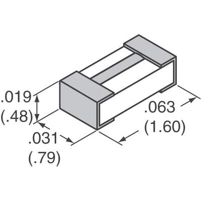 3 A 32 V AC 63 V DC Fuse Board Mount (Cartridge Style Excluded) Surface Mount 0603 (1608 Metric) - 2