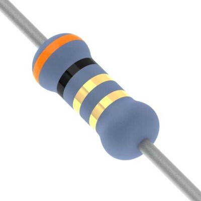 3 Ohms ±5% 2W Through Hole Resistor Axial Flame Retardant Coating, Safety Metal Oxide Film - 1