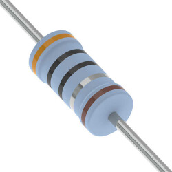 3 Ohms ±1% 0.25W, 1/4W Through Hole Resistor Axial Metal Film - YAGEO