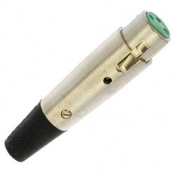 3 Position Circular Connector Plug, Female Sockets Solder Cup - Switchcraft Inc.