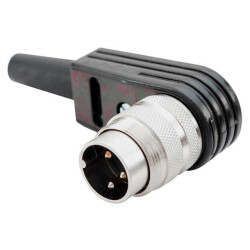 3 Position Circular Connector Plug, Male Pins Solder Cup - Amphenol Tuchel Industrial (1)