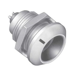 3 Position Circular Connector Receptacle, Female Sockets Solder Cup - 2