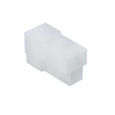 3 Position Housing Connector Male, Tab Natural 0.250