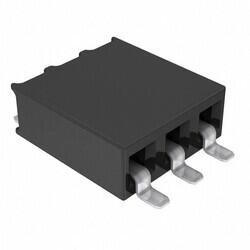 3 Position Receptacle Connector Surface Mount, Right Angle - 1